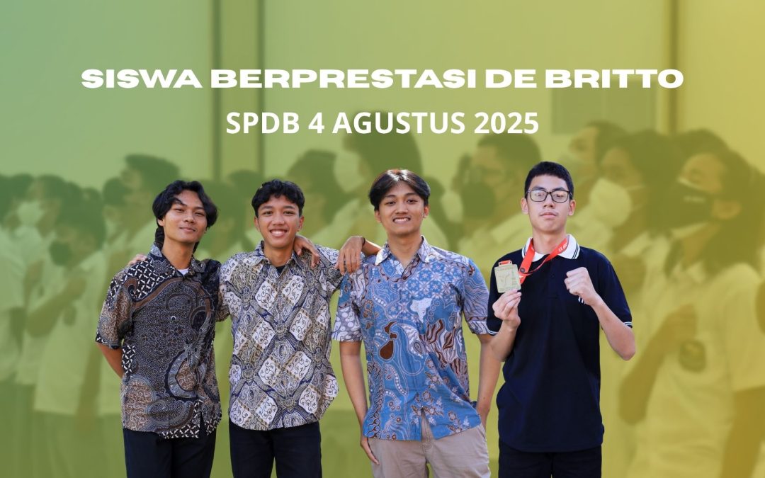 Siswa Berprestasi De Britto dalam SPDB 4 Agustus 2025